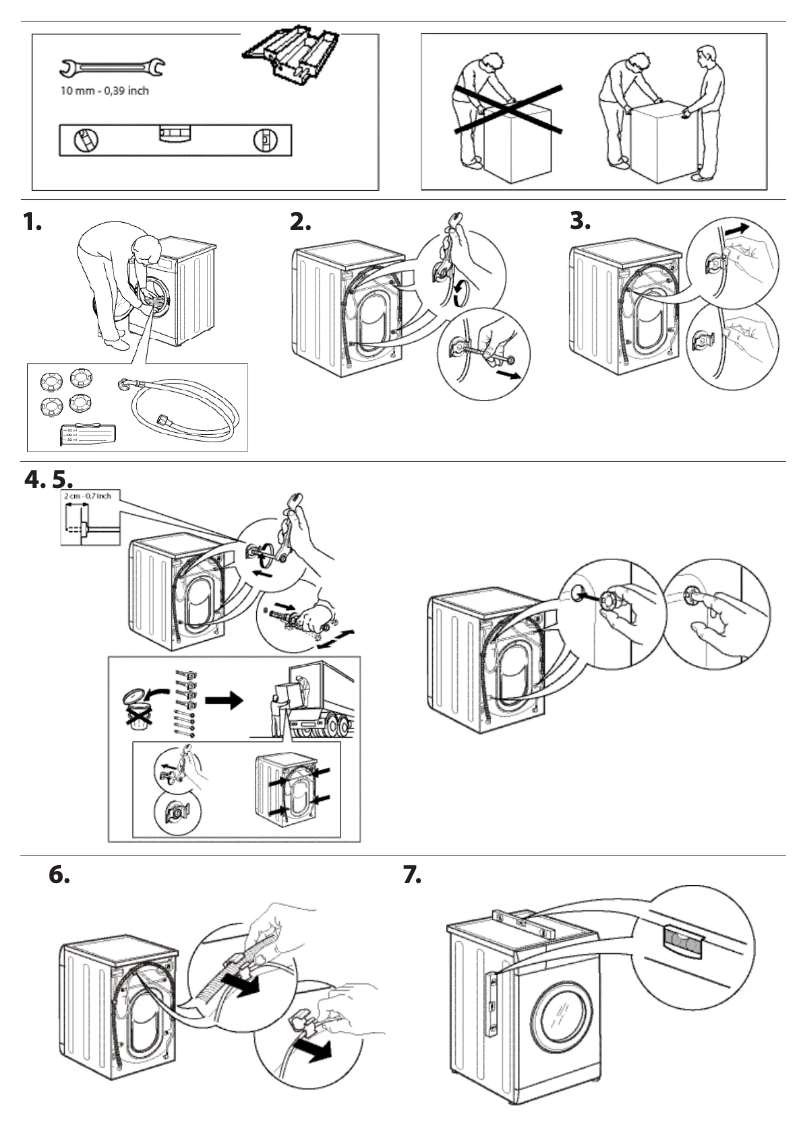 Page 1 de la notice Instructions de sécurité Privileg PWF X 1073 A
