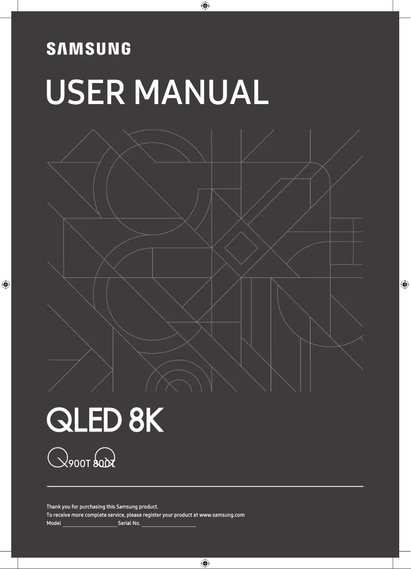 Página 1 del manual Manual de usuario Samsung QLED 8K 65Q800T