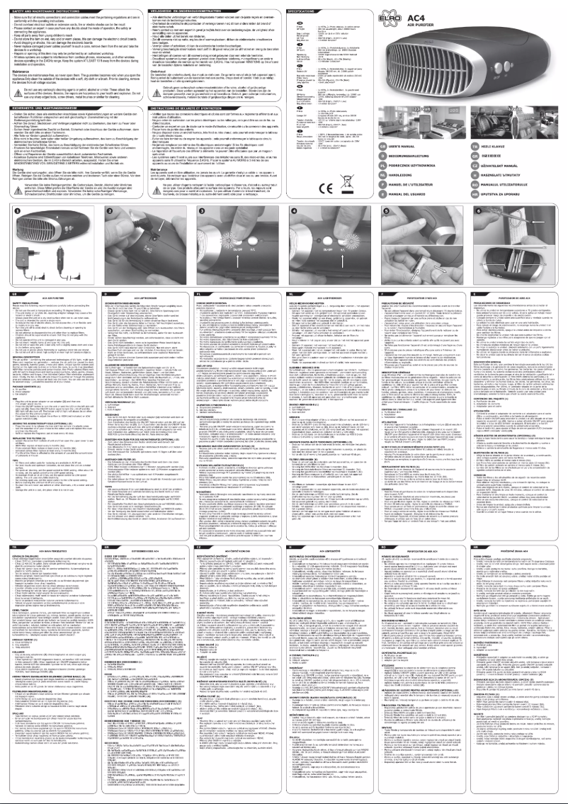 Página 1 del manual Manual de usuario Elro AC4