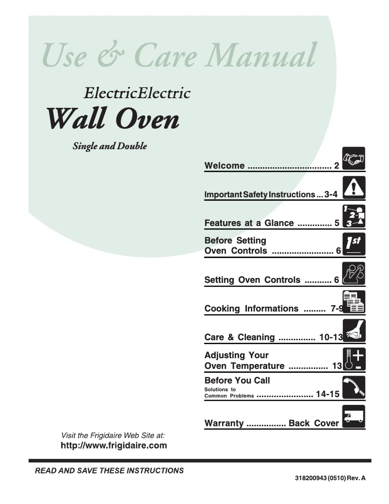 Image de la première page du manuel de l'appareil FEB27S6FC