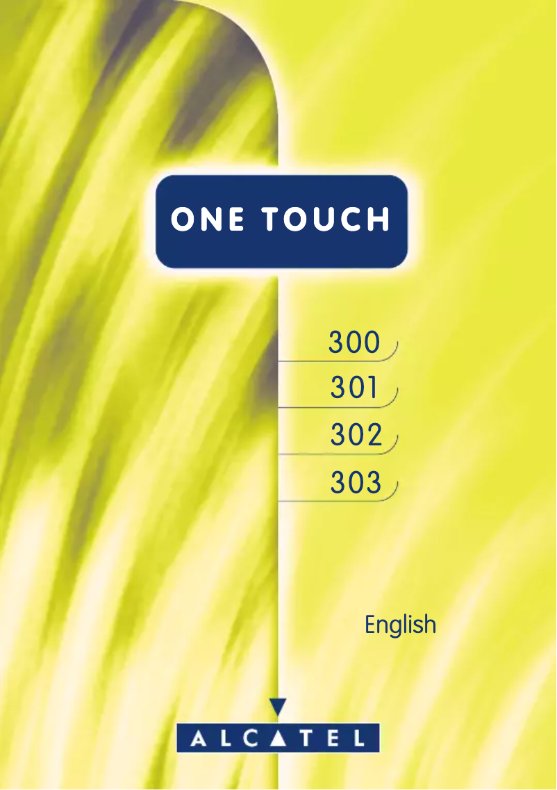 Image de la première page du manuel de l'appareil One Touch 302