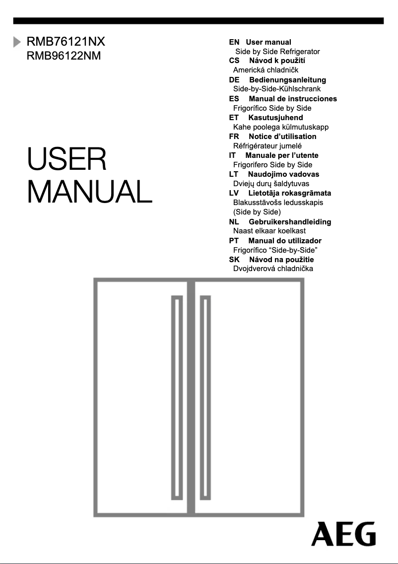 Imagen de la primera página del manual del dispositivo RMB76121NX