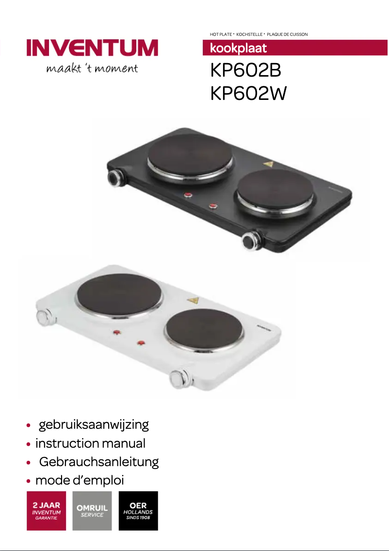 Image de la première page du manuel de l'appareil KP602B