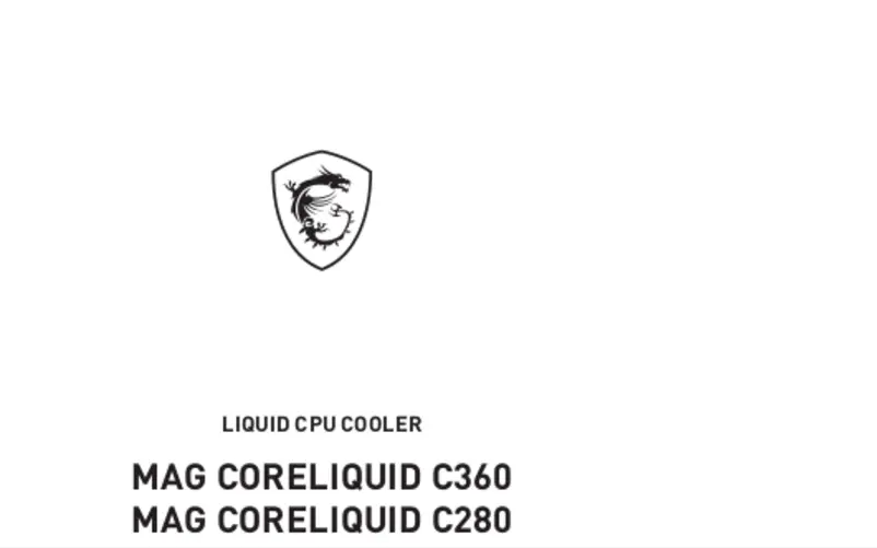 Page 1 de la notice Manuel utilisateur MSI MAG Core Liquid P240