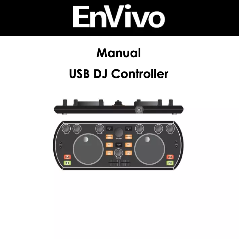 Page n°1 - Manuel utilisateur Envivo USB DJ Controller 57906