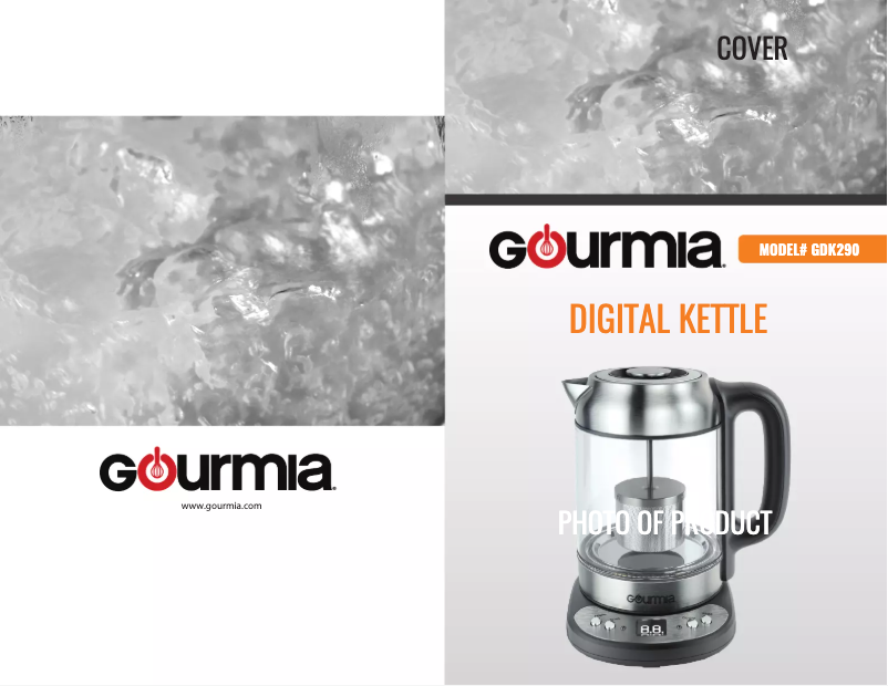 Page 1 de la notice Manuel utilisateur Gourmia GDK290