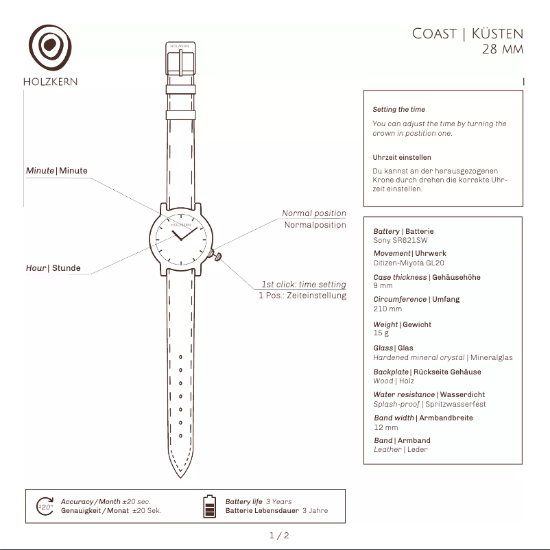 Image de la première page du manuel de l'appareil Gold Coast