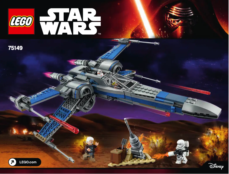 Page 1 de la notice Manuel utilisateur Lego Star Wars 75149