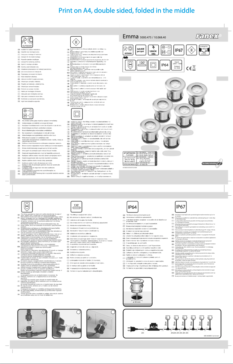 Image de la première page du manuel de l'appareil Emma