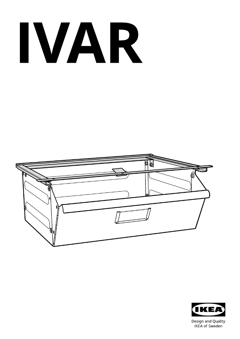 Página 1 del manual Manual de usuario Ikea IVAR 203.047.79