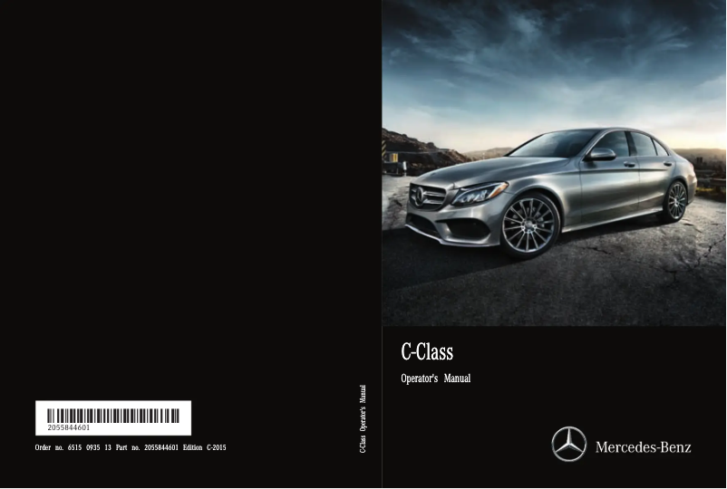 Page 1 de la notice Manuel utilisateur Mercedes-Benz C300 (2015)