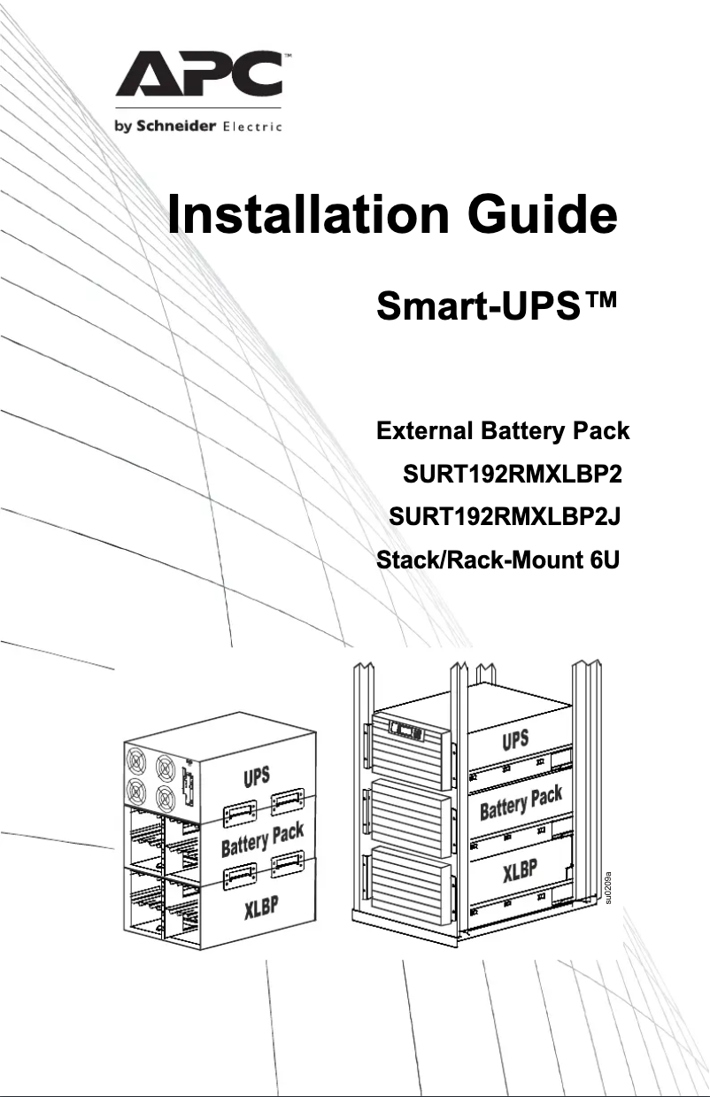 Page n°1 - Manuel utilisateur APC Smart-UPS SURT192RMXLBP2