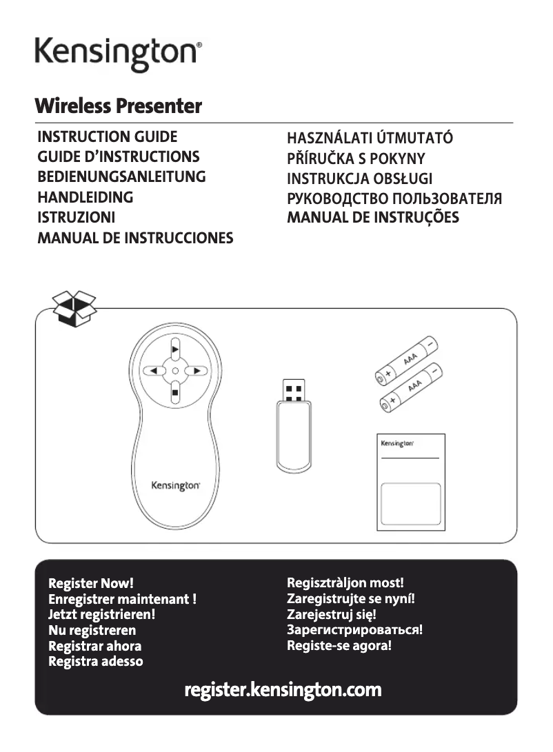 Page n°1 - Manuel utilisateur Kensington K33373