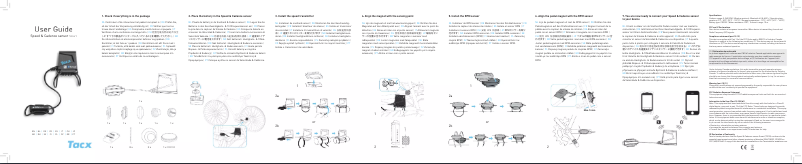 Page 1 of the manual User Manual Tacx Speed & Cadence sensor Smart