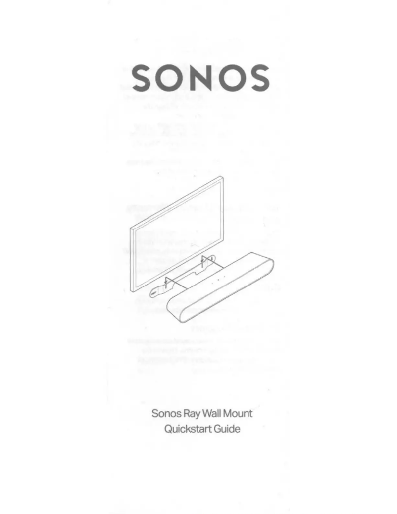 Page 1 de la notice Manuel utilisateur Sonos Ray Wall Mount