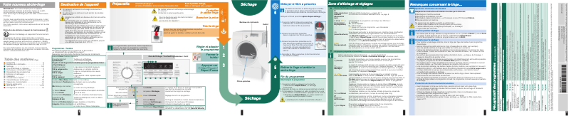 Image de la première page du manuel de l'appareil WT34A201FG