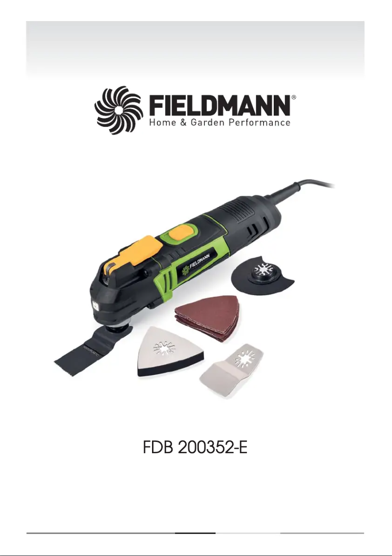 Page 1 of the manual User Manual Fieldmann FDB 200352-E