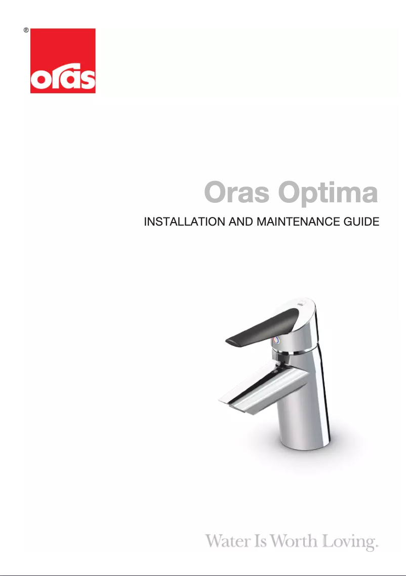 Page n°1 - Manuel utilisateur Oras Optima 1724FT