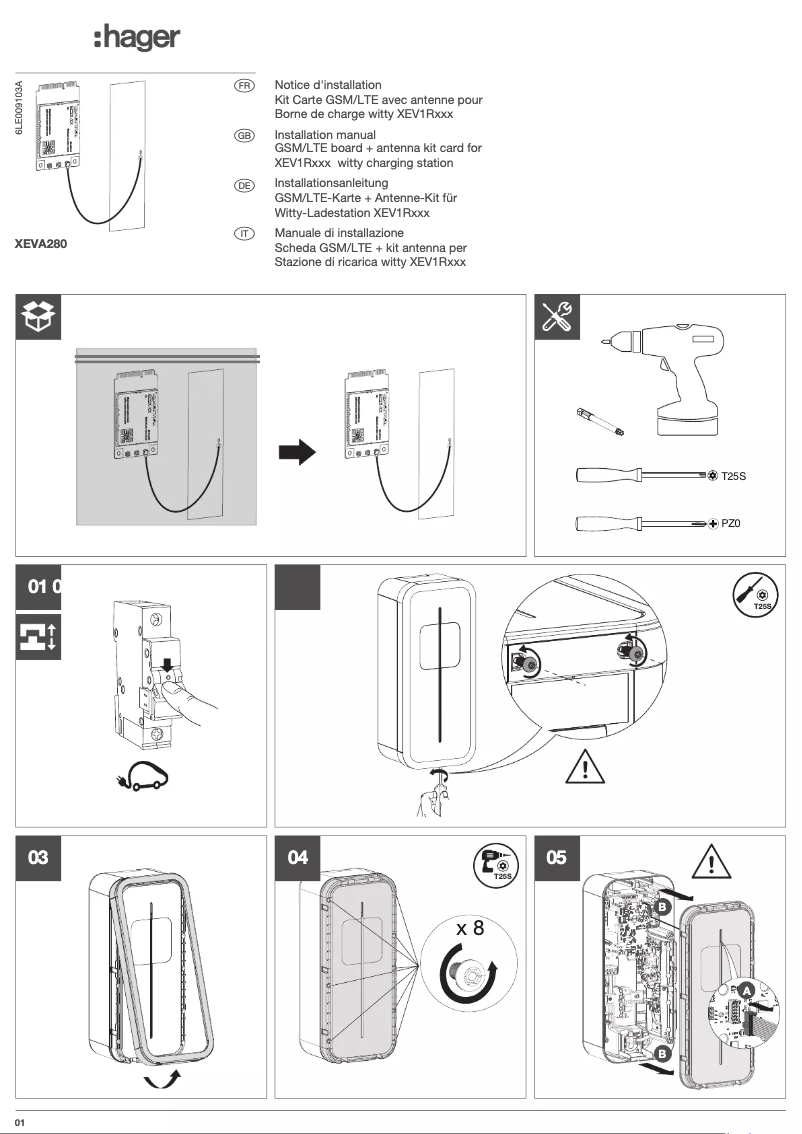Image de la première page du manuel de l'appareil XEVA280