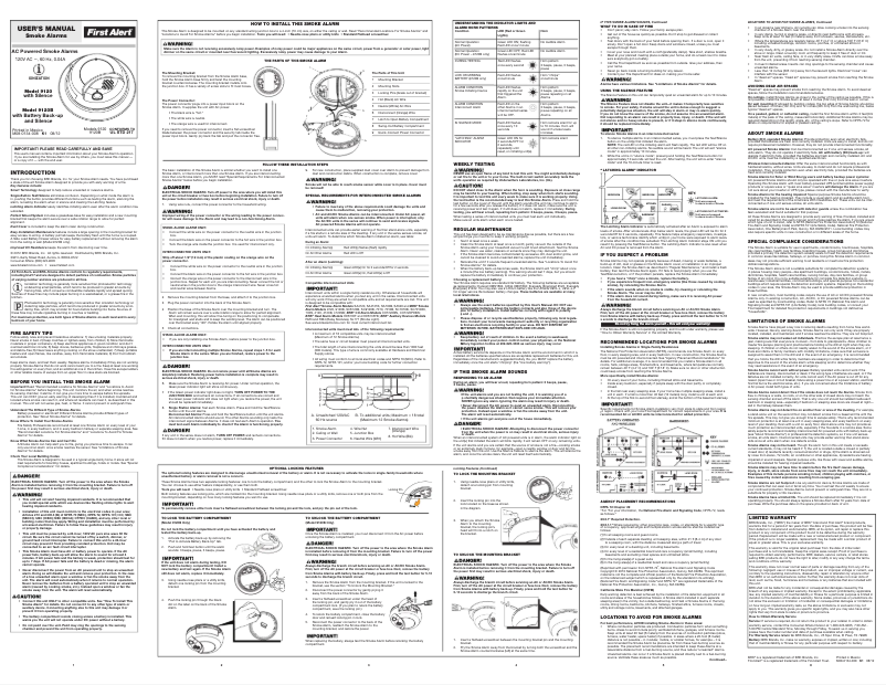 Image de la première page du manuel de l'appareil SA9120BPCN