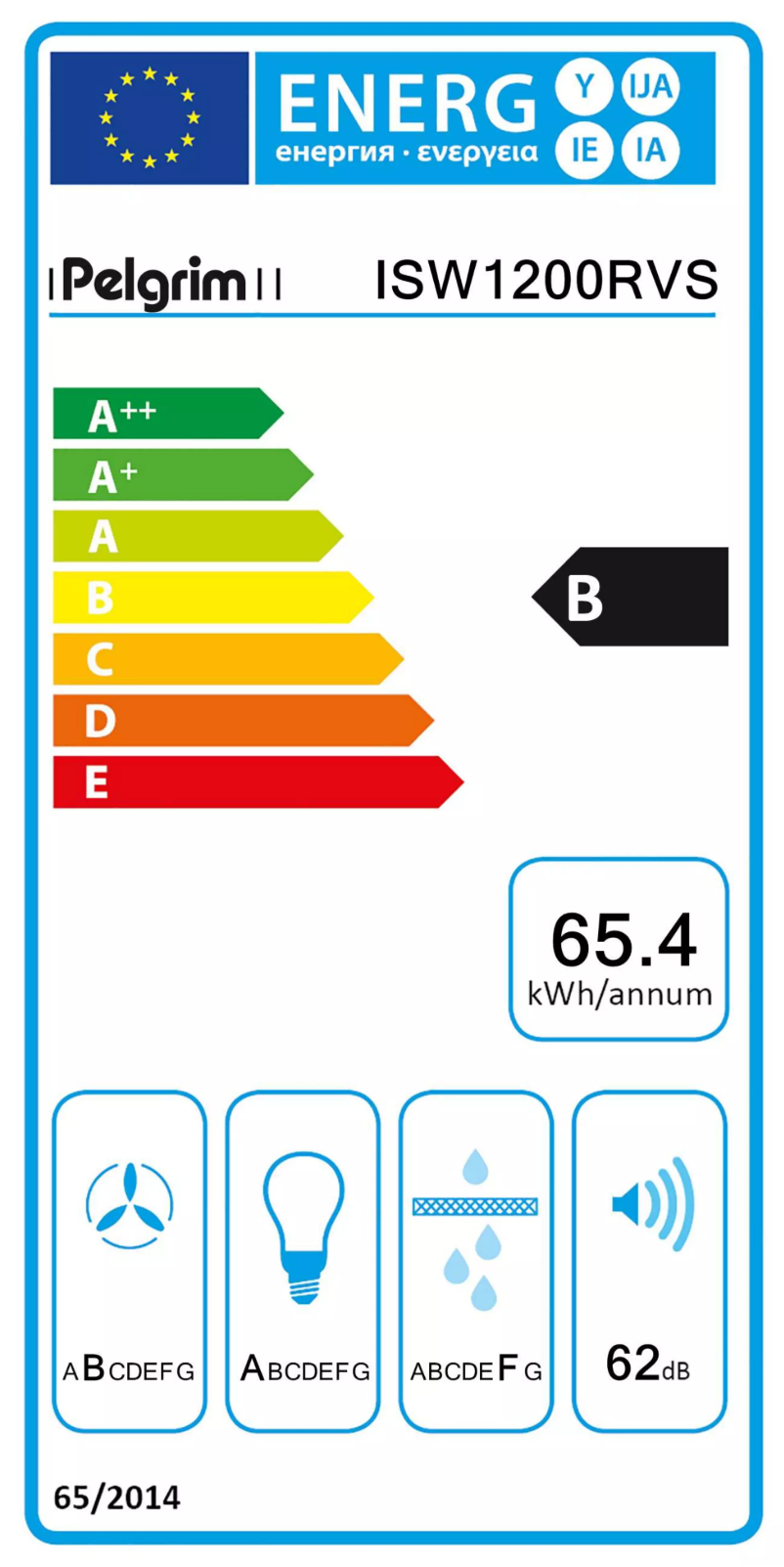 Image de la première page du manuel de l'appareil ISW1200RVS