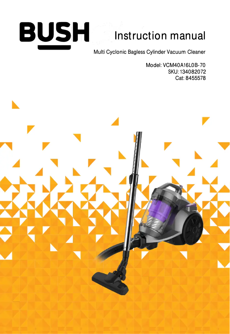 Image de la première page du manuel de l'appareil VSM40A16L0B-70