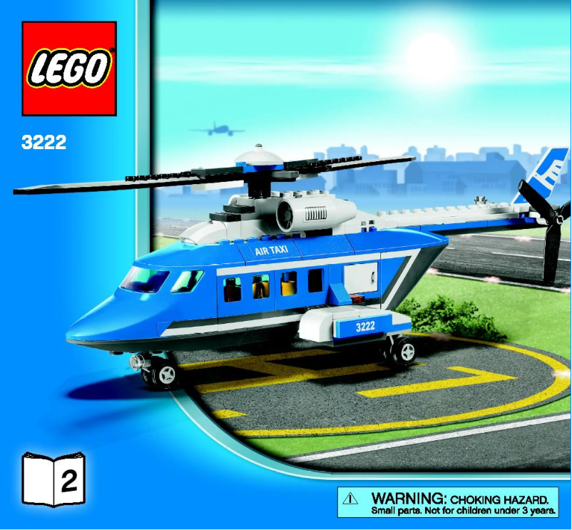 Page 1 de la notice Manuel utilisateur Lego City 3222