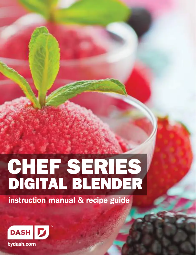 Image de la première page du manuel de l'appareil Chef DPB500