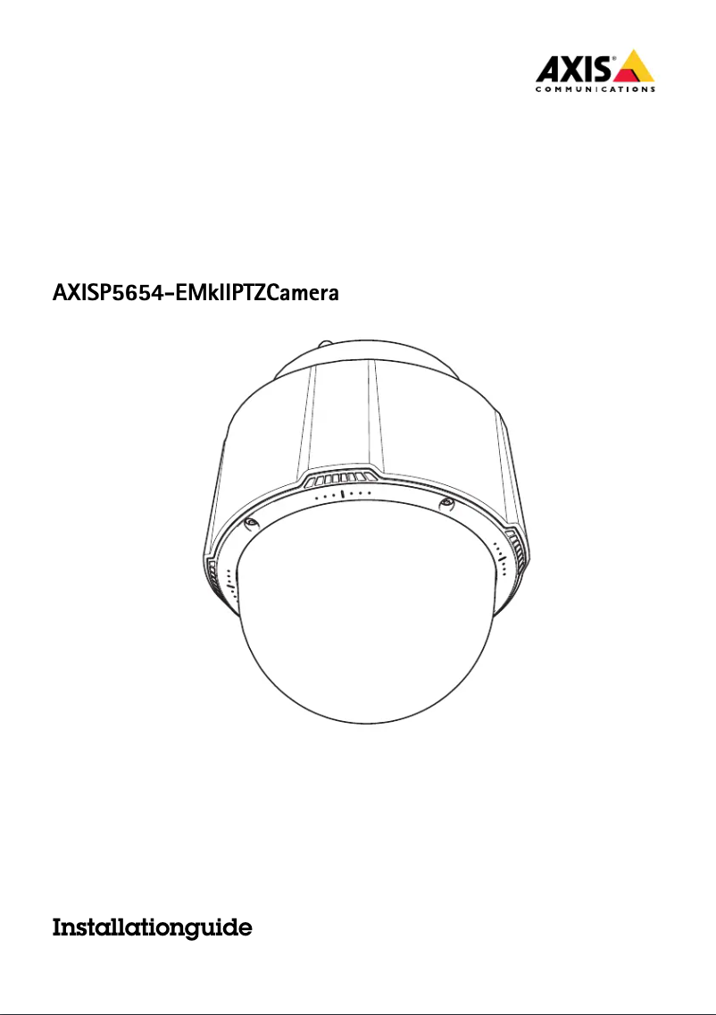 Image de la première page du manuel de l'appareil P5654-E