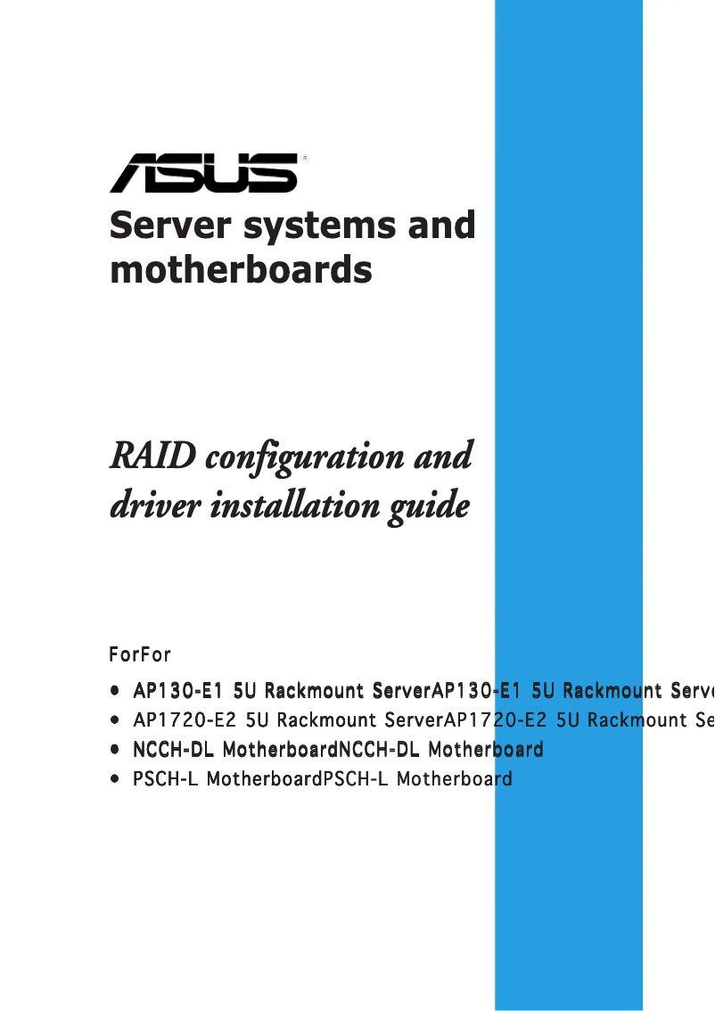 Page 1 de la notice Guide d'installation Asus AP130-E1