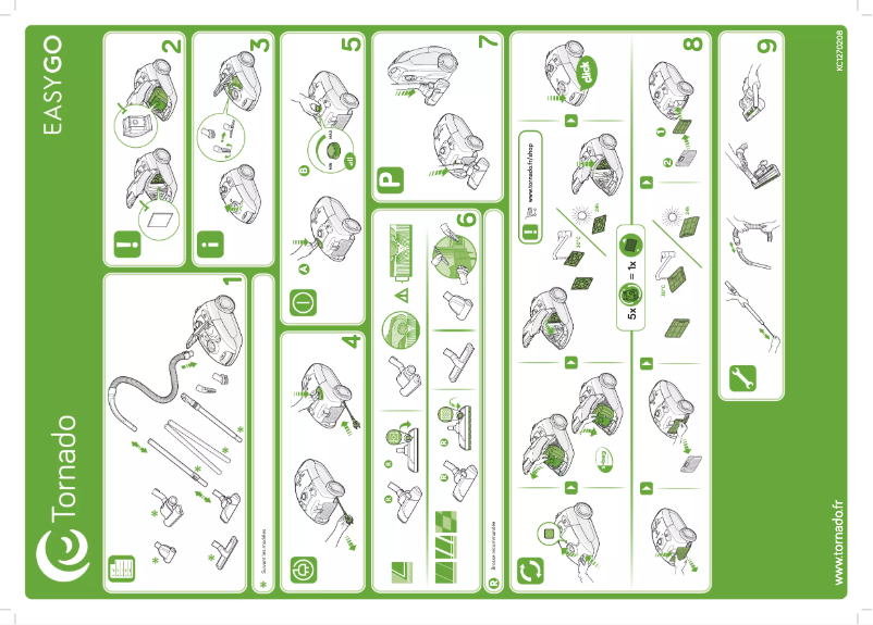 Page 1 de la notice Manuel utilisateur Tornado TOEG43IGM