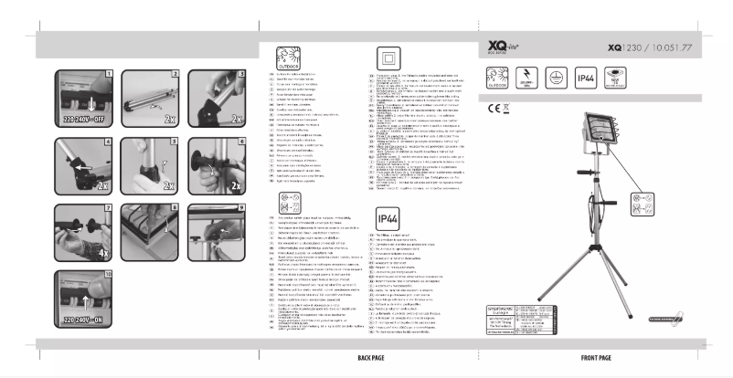 Page n°1 - Manuel utilisateur XQ-lite XQ1230