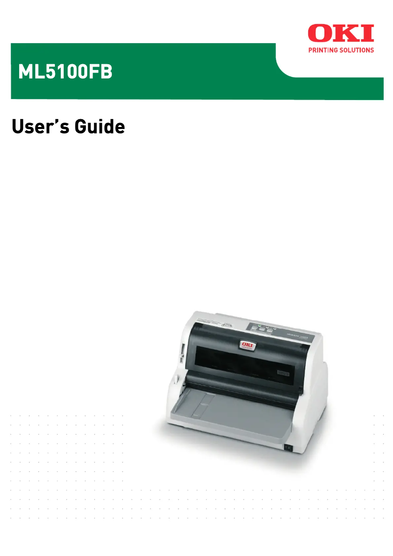 Image de la première page du manuel de l'appareil ML5100FB