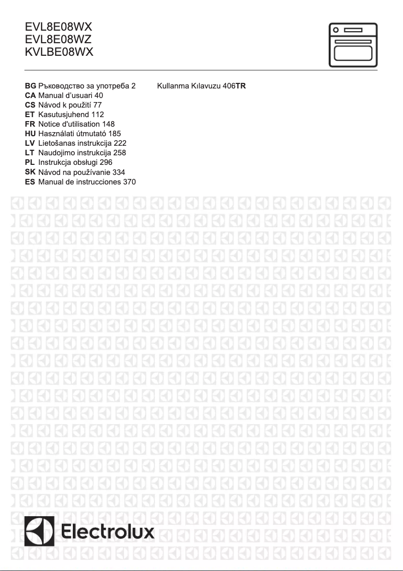 Page n°1 - Manuel utilisateur Electrolux KVLBE08WX