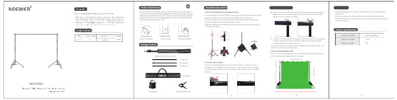 Imagen de la primera página del manual del dispositivo NK-ST0203