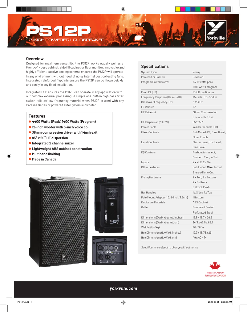 Image de la première page du manuel de l'appareil ParaSource PS12P