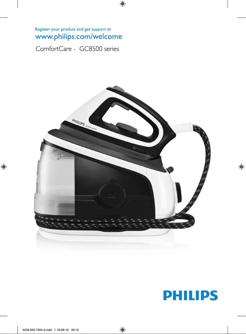 Página 1 del manual Manual de usuario Philips ComfortCare GC8500