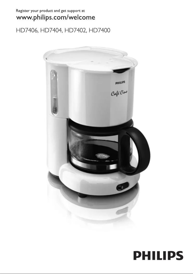 Página 1 del manual Manual de usuario Philips HD7402