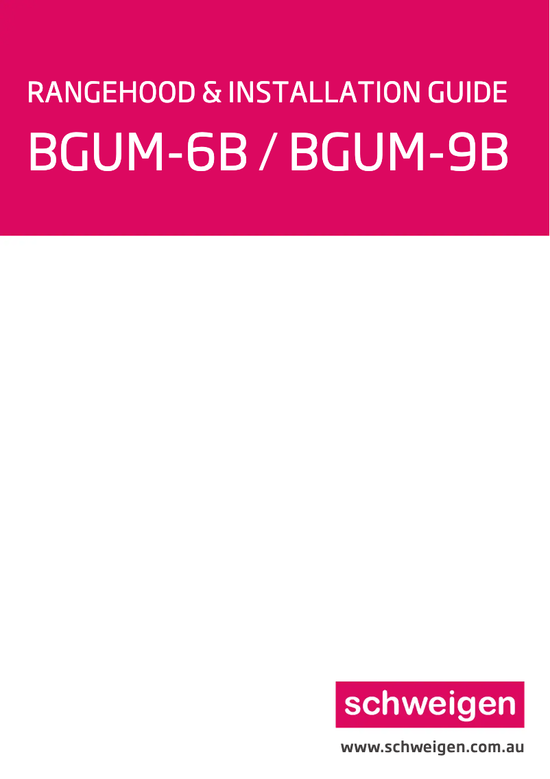 Página 1 del manual Manual de usuario Schweigen BGUM-6B