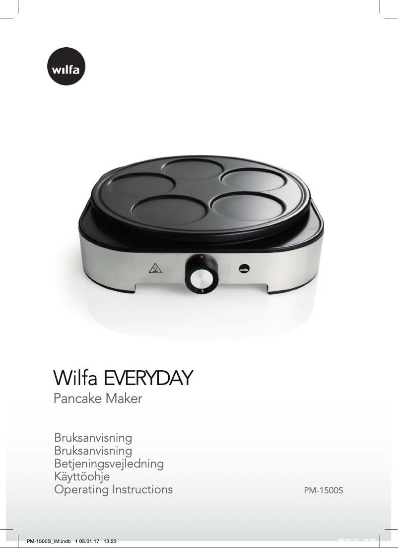 Image de la première page du manuel de l'appareil Everyday PM-1500S