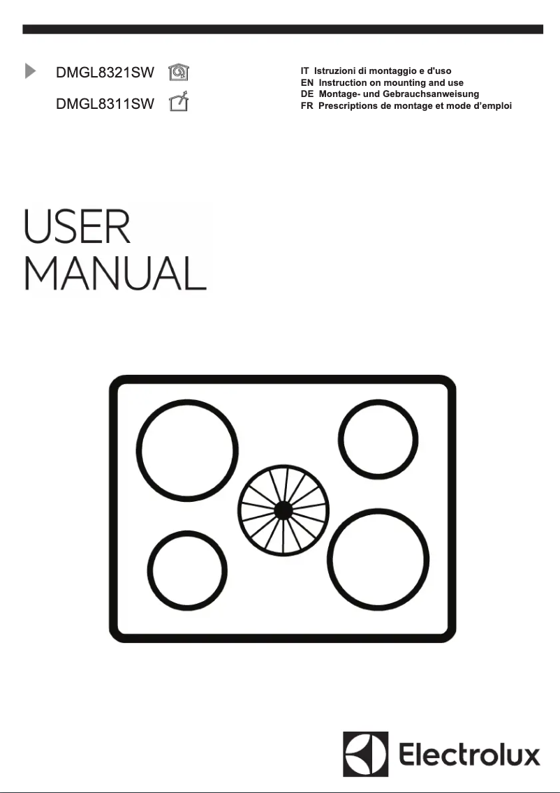 Page n°1 - Manuel utilisateur Electrolux DMGL8321SW