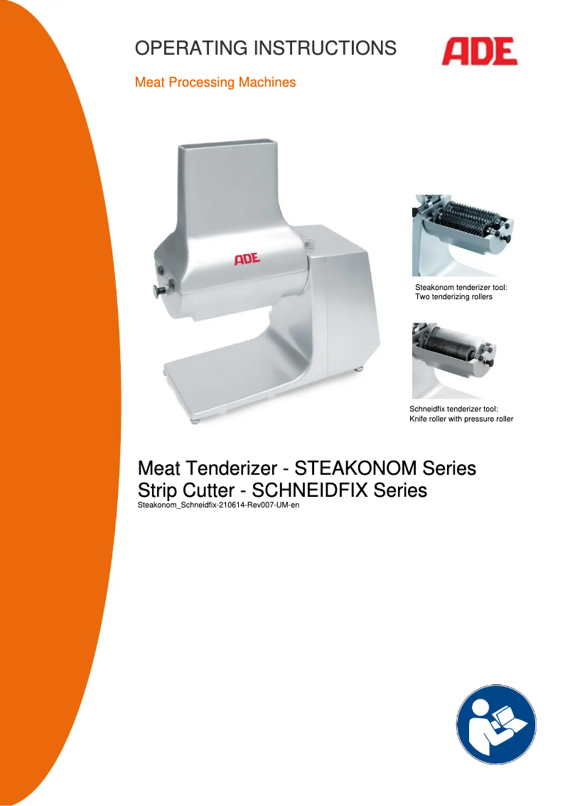 Page n°1 - Manuel utilisateur ADE Steakonom