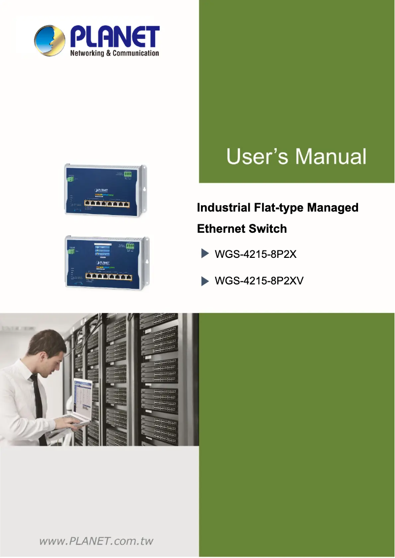 Image de la première page du manuel de l'appareil WGS-4215-8P2X