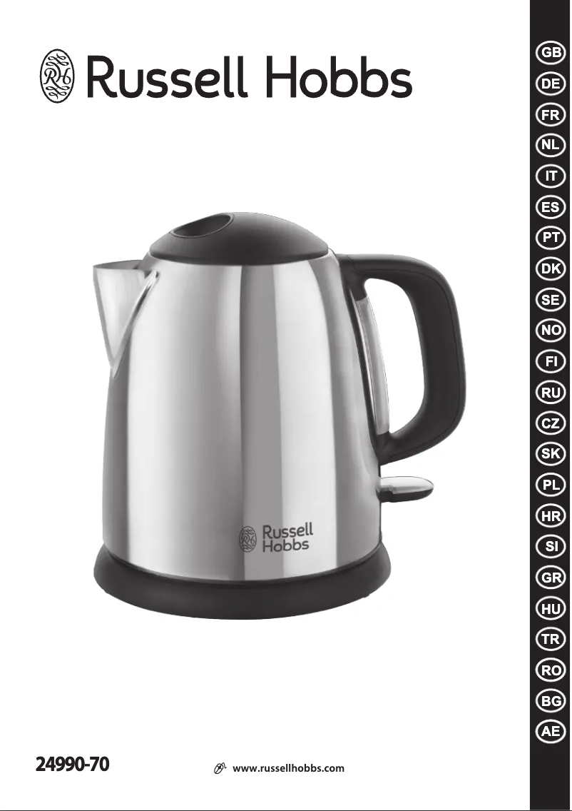 Page n°1 - Manuel utilisateur Russell Hobbs 24990