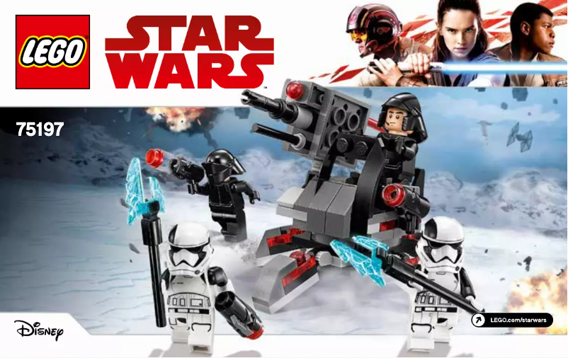 Page 1 de la notice Manuel utilisateur Lego Star Wars 75197
