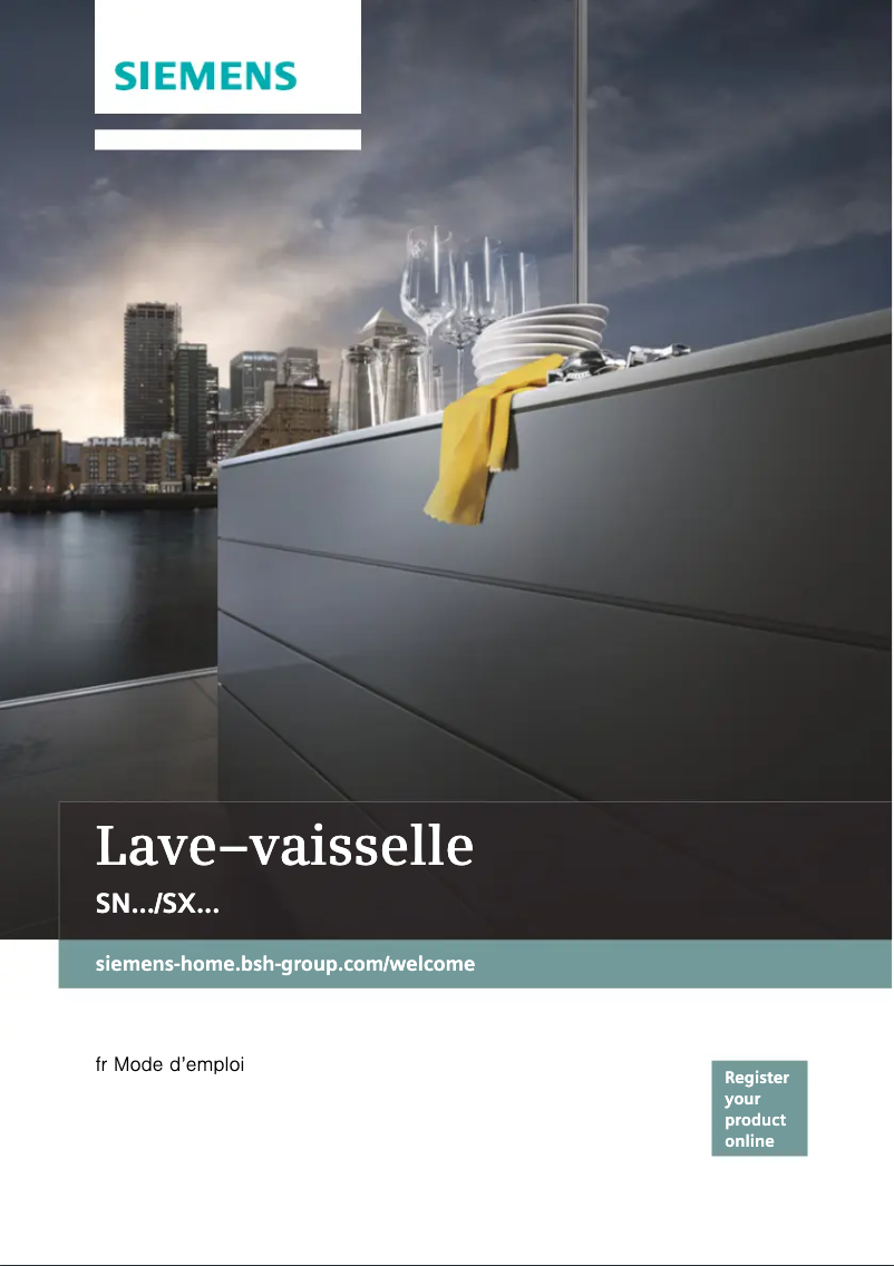 Page n°1 - Manuel utilisateur Siemens iQ300 SN336W00GH