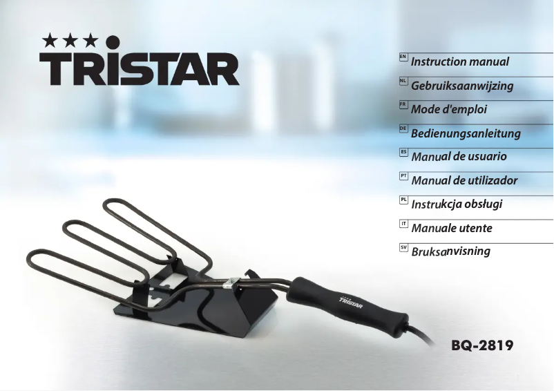 Image de la première page du manuel de l'appareil BQ-2819