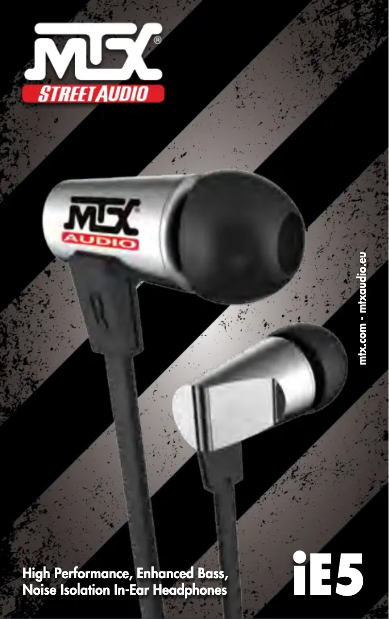 Page 1 de la notice Manuel utilisateur MTX Audio iE5