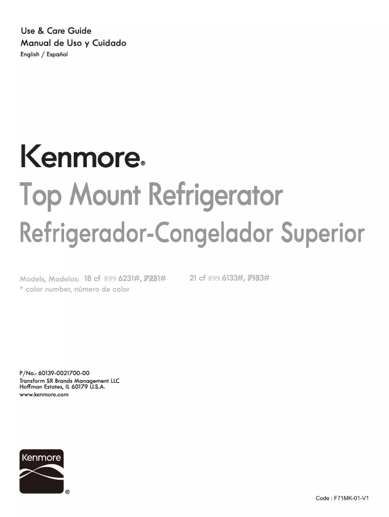 Image de la première page du manuel de l'appareil 61339