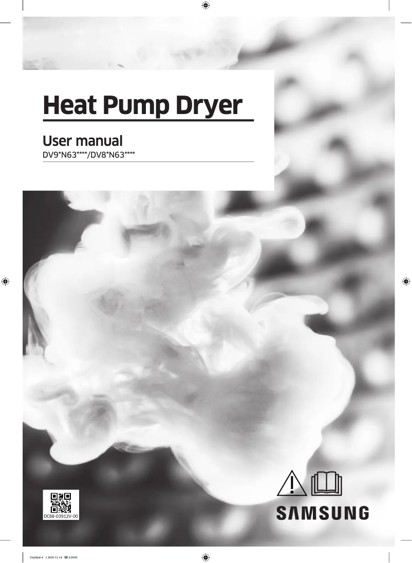 Image de la première page du manuel de l'appareil DV90N63636X